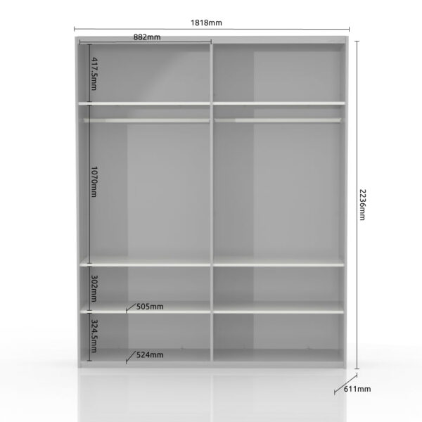 Гардеробер Пиано PK181-OG/PN - Image 3