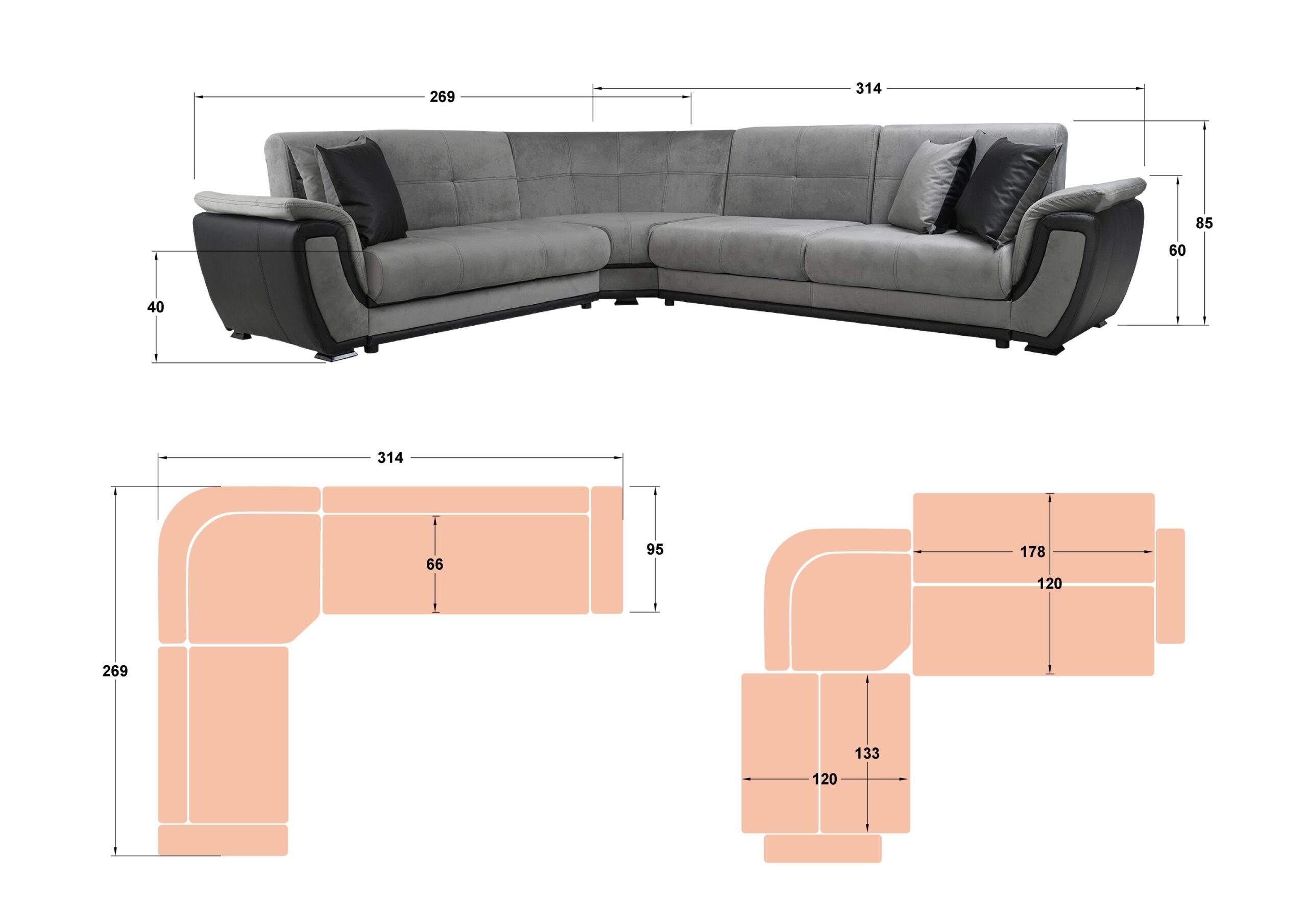 Аголна гарнитура Калифорниа гранде - Image 9