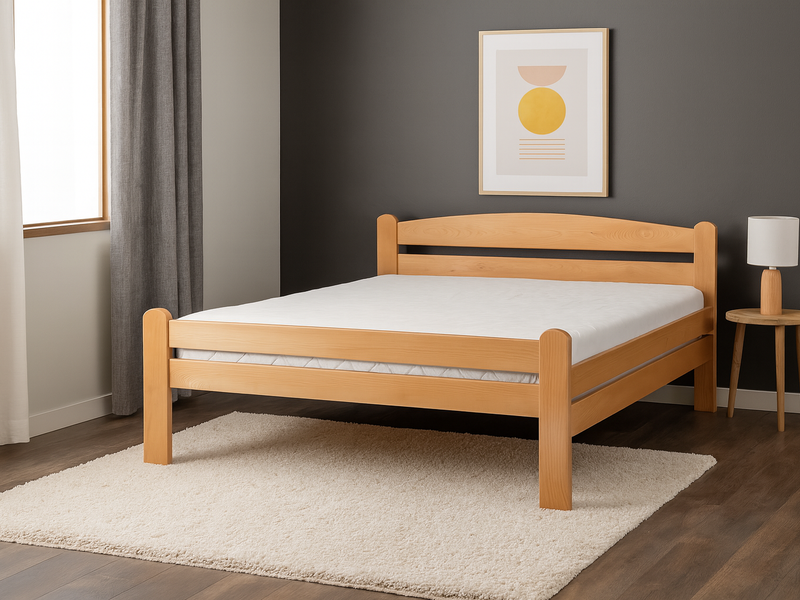 Дрвен кревет К-4 бука