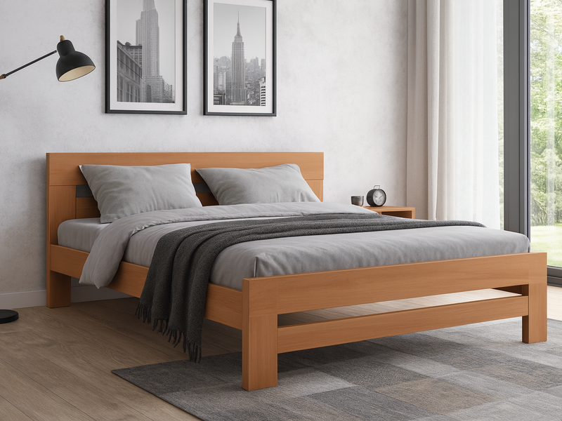 Дрвен кревет К-6 бука